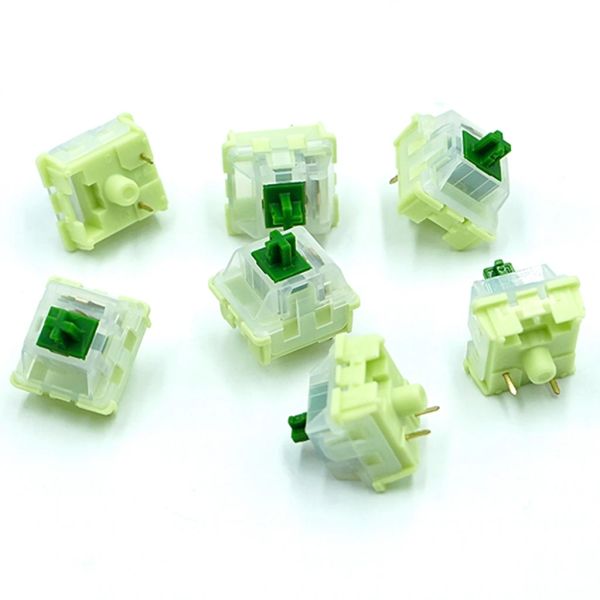 Tastaturen AINY MATCHA LINAGE MECHANISCHE Tastaturschalter 42G 3 Pin RGB -Vorrelubrik Translucent Upper Cover für Gaming -Tastaturschalter