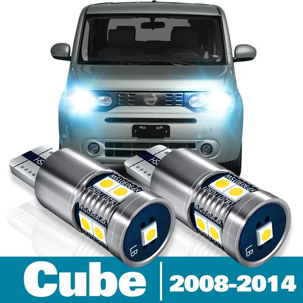 2 pezzi di parcheggio a LED per Nissan Cube Z12 Accessori 2008 2009 2010 2012 2012 2013 2013 Lampada di liquidazione