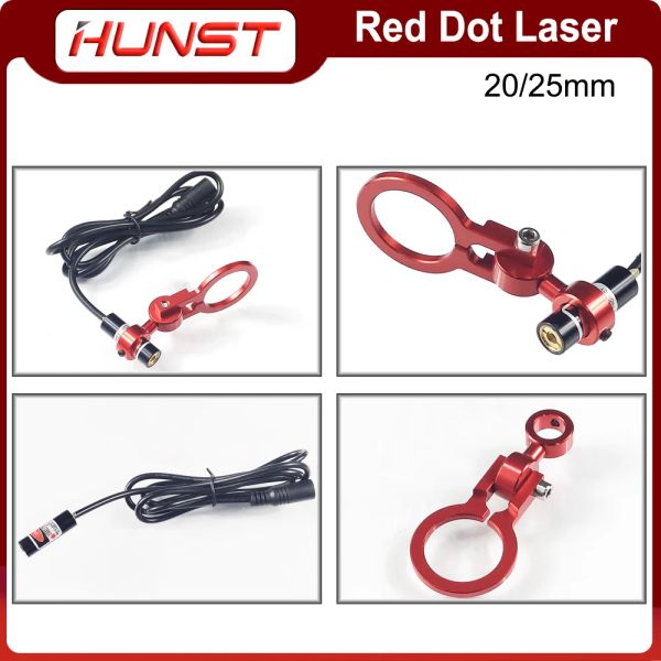 Hunst Dia: supporto a punta rossa da 20/25 mm set DC5V MODULE DI DIODO Posizionamento del dispositivo per il taglio del laser CO2 fai -da -te testa di taglio