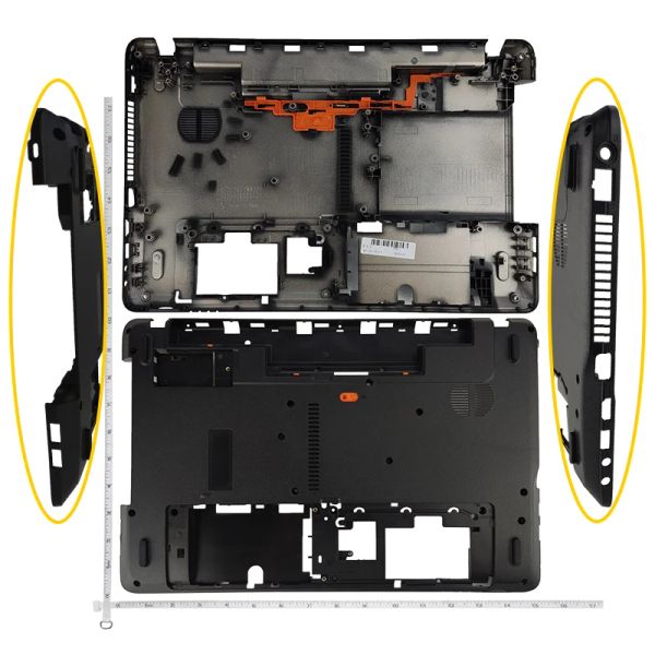 Frame Gzeele Nuovo Coperchio di base del laptop Base Bottom Base per Acer Aspire E1571 E1571G E1521 E1531 E1531G E1521G NV55 AP0HJ000A00 inferiore