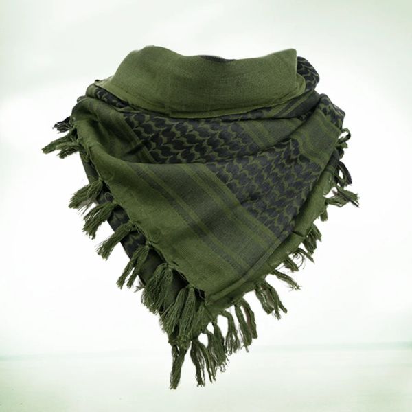 Sorto de moletons enrola os cabelos do pescoço da cabeça árabe do deserto homem algodão algodão Headwraps Turbano Oriente Médio Shawl Tassel envolve mulheres de inverno