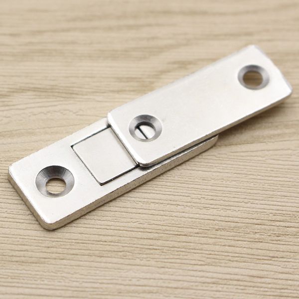 2pcs/Setzen Sie starke ultra -dünne Magnettür Cathe Door Näherige Schleudertür -Türmagnete für den Schrankschrank mit Schrauben #734