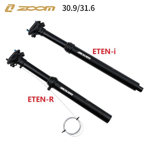 Zoom MTB Dropper Seach Post Remote Mountain Dotthill Bike Altezza regolabile Eten-R Eten-I 30,9/31,6 mm 100 mm tubo di viaggio da viaggio