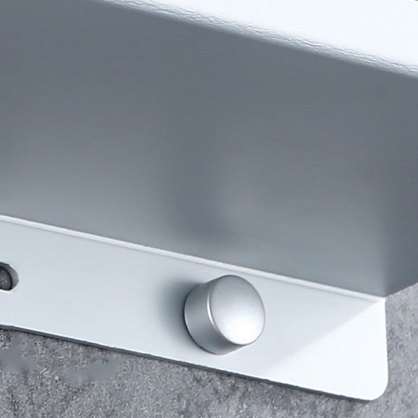 Suportes de papel de parede Matte Silver Aluminium Rolling Box Hanger WC Phone Holder Shower Helf Helf Bandey Acessórios