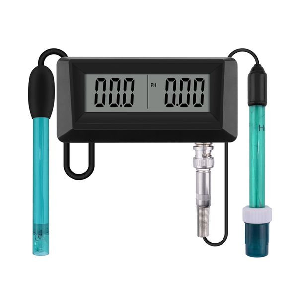 2IN1 -цифровой онлайн -тест PH Sality Monitor The Salt Tester для рыбного аквариума