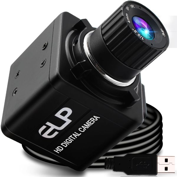 WebCams 4K USB Camera 3840x2160 MJPEG 30FPS IMX317 Sensore WebCam Camara con obiettivo a fuoco fisso manuale per la visione artificiale industriale