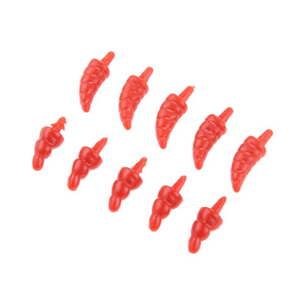 50pcs Artesanato de Natal Diy Snowman Red Nariz Segurança boneca Nariz plástico Papai Noel Nariz para costurar boneca boneca de pelúcia de pelúcia