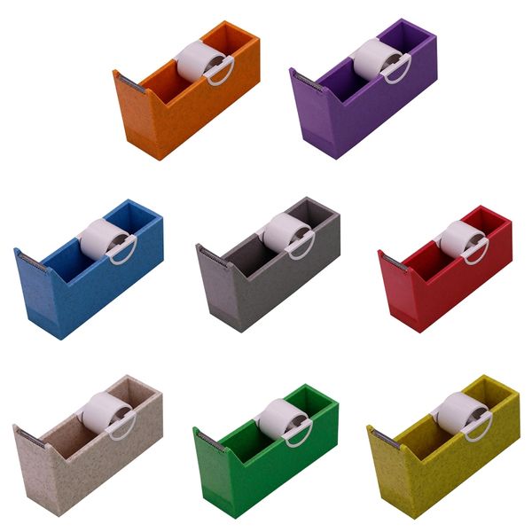 2022 Neues niedliches Bandspender Schreibtisch Home Office Desk liefert mehrfarbige 8 Farben Fun Desk Zubehör Süßes Bürozubehör