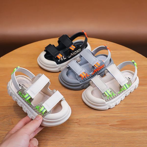 Sneakers Jungen Freizeit Fußschutz Strandschuhe für Kinder 2022 Sommermädchen Sandalen für Kinderschuhe für Mädchen Sandalen Unisex Kleinkind