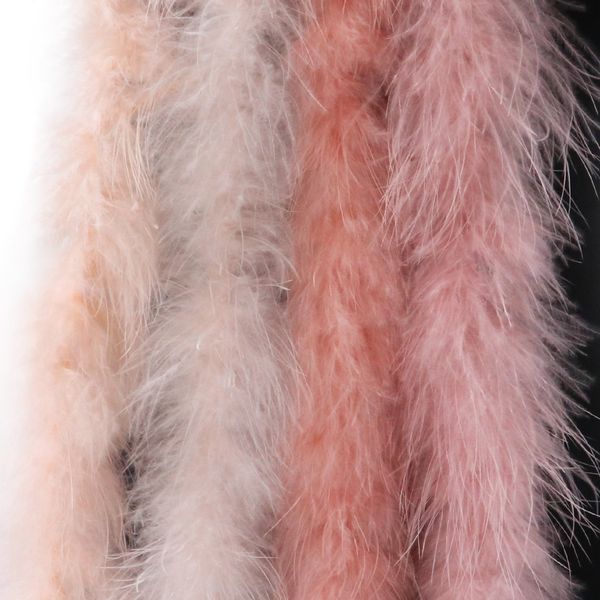 2meter Turkey Feather Fluffy Marabou Plume Boa -Schal für Hochzeitsfeier Cosplay Kleidung Nähen Federschal Accessoire Dekor