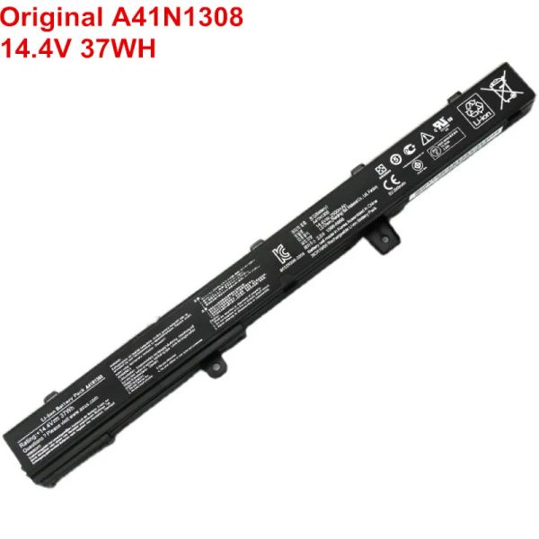 Baterias 14.4V 37WH 4Cell Nova bateria original A41N1308 para o ASUS X451 X551 X451C X451CA X551C X551CA X551M X551MA A31N1319