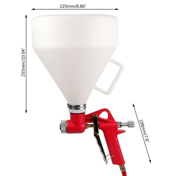 Sprayer de pintura de parede da ferramenta de textura de tinta aérea com 3 Noz