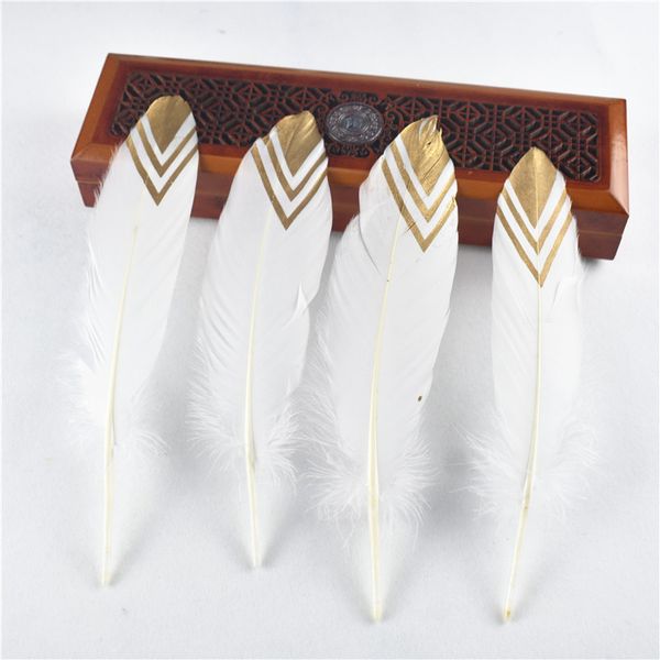 DiP Gold Silver Gaose Feathers for Roushoth Rousel 15-20cm/6-8 