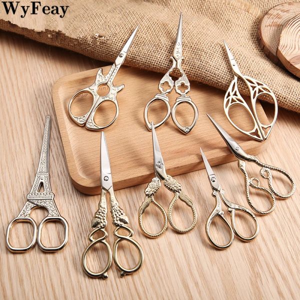 Nähen klassische Stickereien Schere Stoff handwerk Nadel Arbeit Nähen Vintage Scissors Stitch Retro Schneiderschere Zakka Scheren