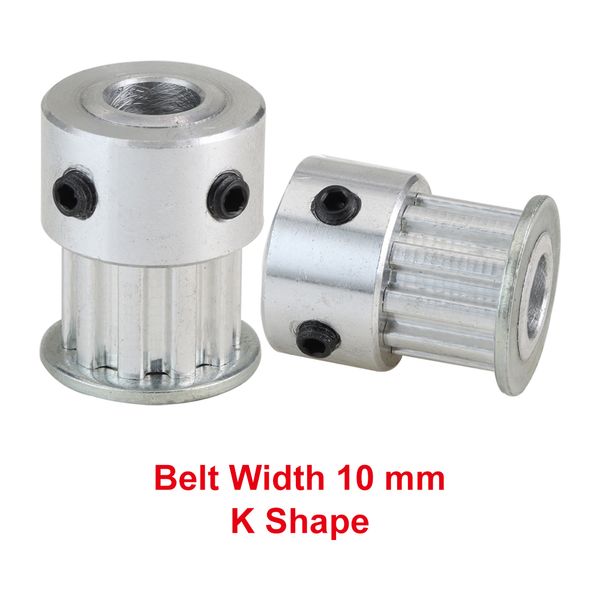 XL 10T Timing -Riemenscheibe Bohrung 4/5/6/6,35 mm Zähnesteil 5,08 mm Aluminiumrollscheibe Zähne Breite 11 mm für 10 mm XL -Timinggürtel