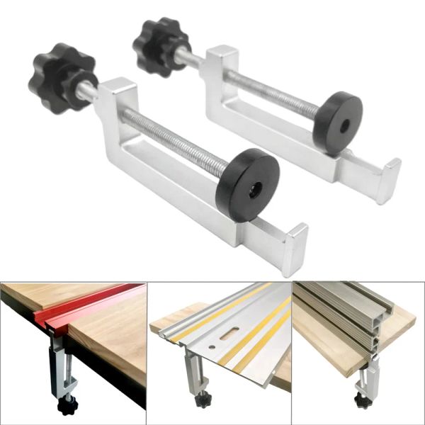 TABELLE CLAMP UNIVERSALLE ZENZ STRECHEN ALUMINIMINUM Legierung feste G -Klemme für Gleis -Sägen -Guide -Schienen und Workbench T -Gleise und Zäune