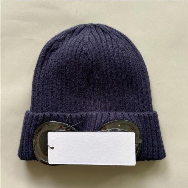 Europa due occhiali per lenti Bernelli di occhiali da uomo Cappelli a maglia Cappelli per teschio casual Donne all'aperto Hip hop unisex nero grigio rosso autunno wint265l