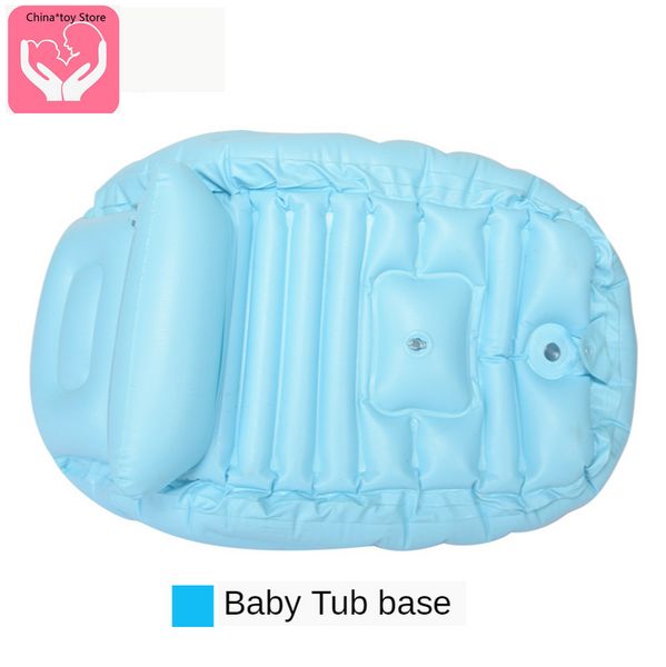 Banheira inflável infantil higiene pessoal fácil de armazenar banheira de bebê recém -nascido pode sentar e deitar a banheira de bebê