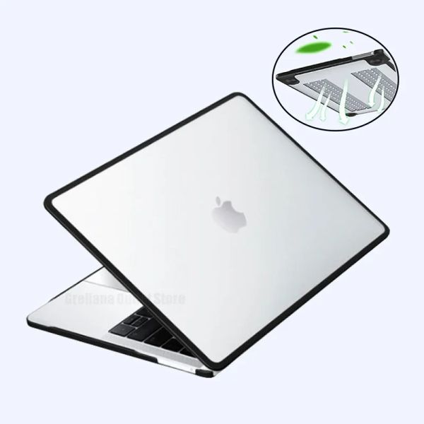 Корпуса обложка ноутбука для MacBook Pro Air 13 M1 13,6 15 -дюймовый M2 Case A2681 A2337 A2289 MAC Book Pro 14 16 1621 2023 КОНКА