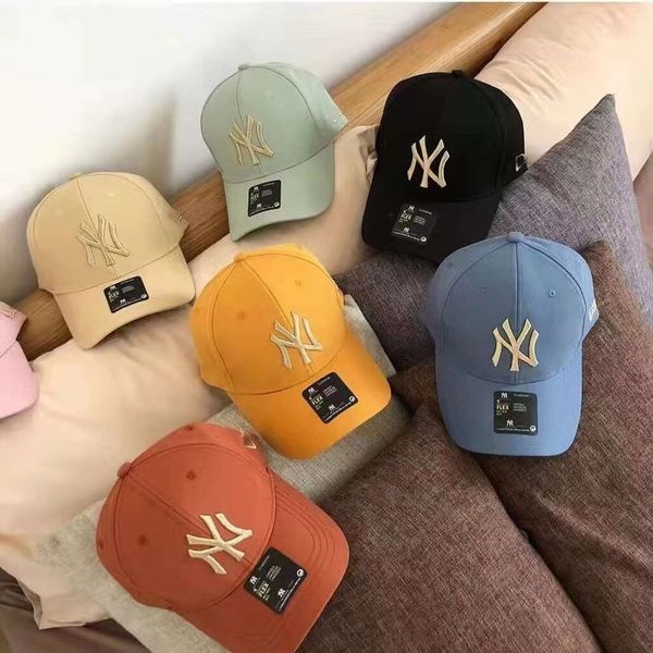 Crianças edição coreana Trendy Instagram Gold Thread Bercelded Baseball para a moda esportiva ao ar livre masculina Chapéu de língua de pato de pato Novo estilo