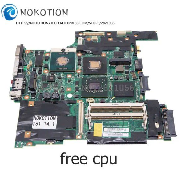 Motherboard Nokotion 44C3924 42W7649 42W7873 per Lenovo ThinkPad T61 Laptop Motherboard 14 '' 965pm DDR2 NVS 140M Graphics