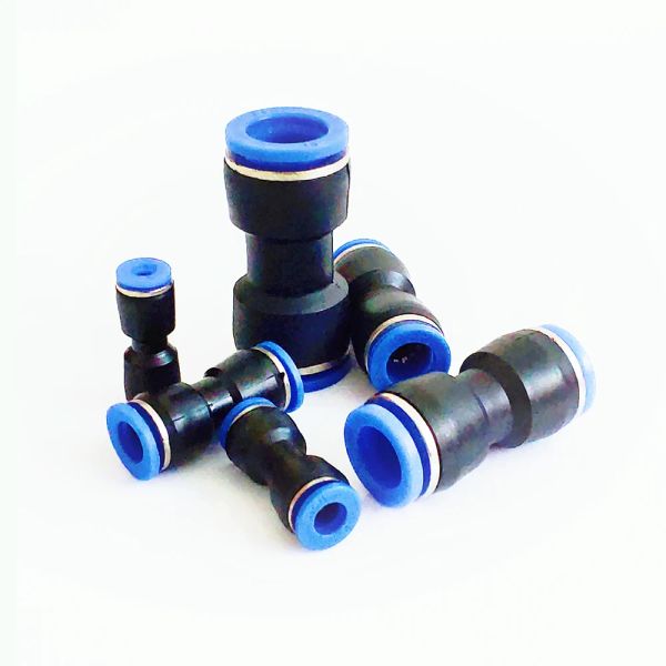 Raccordi pneumatici cilindri PU 8 mm 6 mm 4 mm tubo per tubo d'acqua dell'aria un tubo di connettore della valvola dell'aria pneumatica