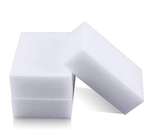 100pcslot White Magic Eraser Schwamm entfernt Dirt Seifenschaumtrümmer für alle Arten von Oberflächen Universal Cleaning Sponge Home Au2405090