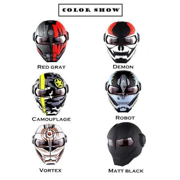 West Bicking Capacete de ciclismo frio Absos de face completa Skull Retro Motorbike Mountain Bike Celmets Capacte Casco Classic Bicycle Helmet