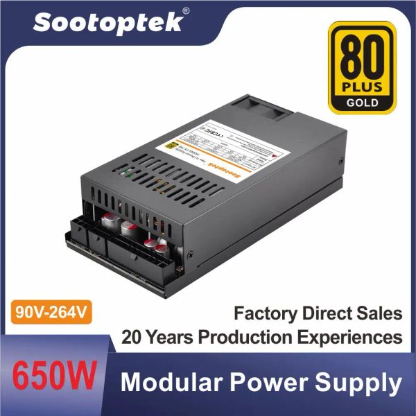 Supplies Factory Price 650W Moduler Flex 1U 90V264V ATX Mini -Schaltpc -Netzteil für Server PSU mit 4 cm Kühllüfter