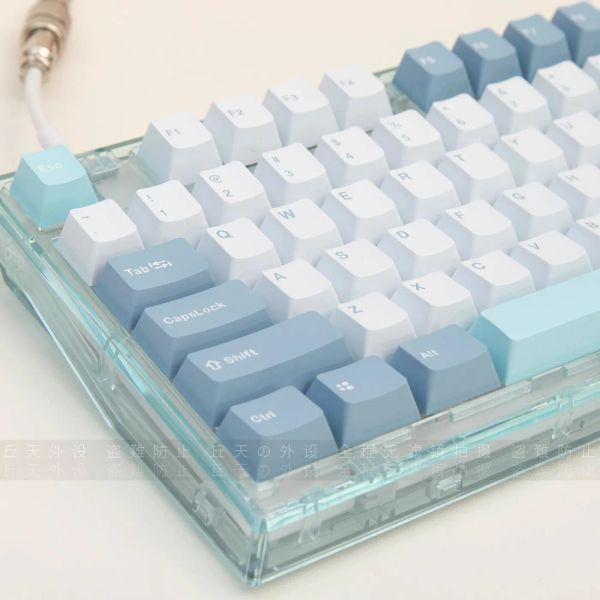 Aksesuarlar 1 Set GMK Shoko Key Kapakları PBT Çift Çekim Anahtar Kapağı OEM Profil Anahtar Kapakları 61 64 68 75 84 96 98 Düzen Klavye için