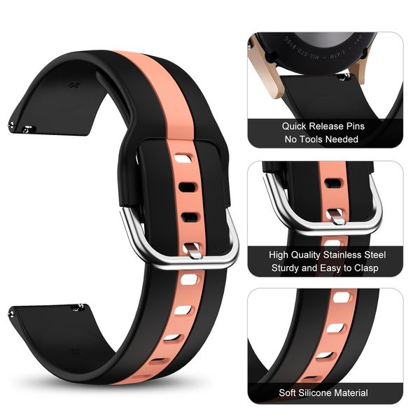 Yayuu Designer Sport Band per Samsung Galaxy Watch 4 40mm 44mm/Classic 42mm 46mm/orologio 3 41mm, Galaxy Active 2 Watch Bans