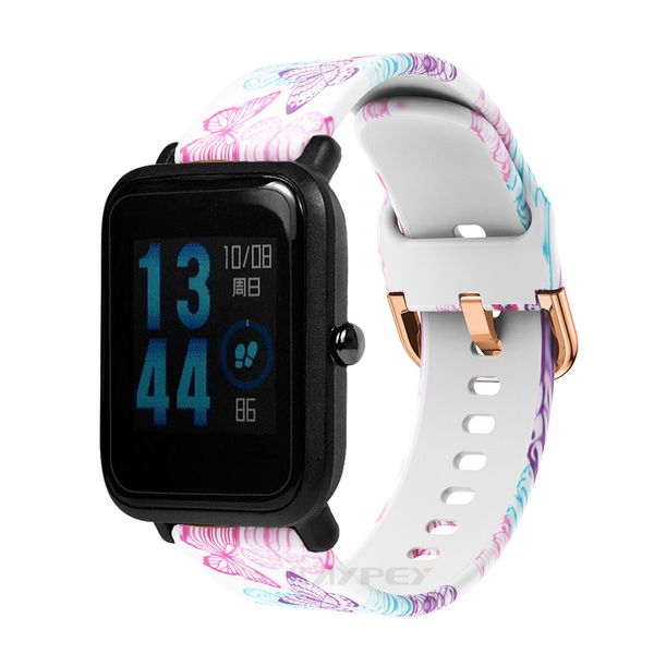 Nuova fascia di silicone per Xiaomi Amazfit Bip Bip Cintura in gomma morbida per Huami Amazfit Bip Smartwatch Bracciale Watch Strap 20mm