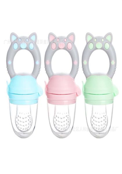 Frische Nahrungsnibler -Baby Schnuller Feeder Kinder Obst Feeder Nippel Fütterung sicherer Babyversorgungen Brustwarzenfischgasflaschen 2659 T23959252