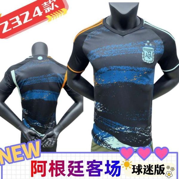 Soccer Trikots Männer 2324 Argentinien weg Jersey Fan Edition Fußball Thai Version