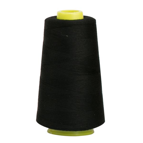 3000 iarde thread di cucito nero/nero filo cono universale filo cucitura della macchina per cucire abiti da maglieria per la casa