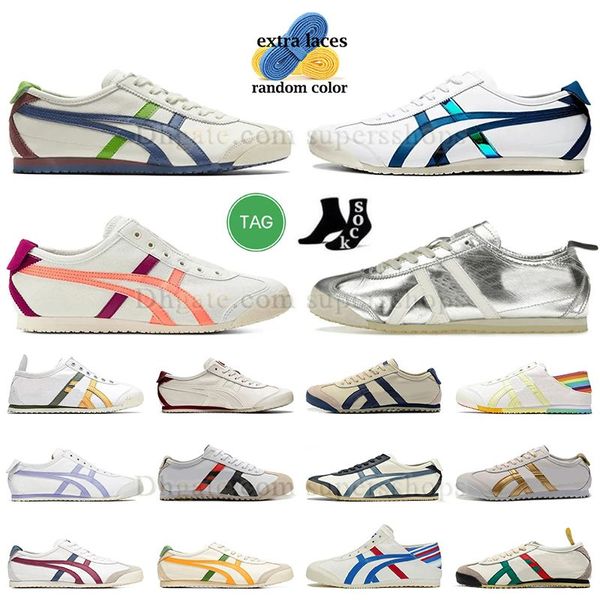 Fashion giapponese in pelle ginnastica scarpe da corsa a vela tiger messico 66 onitsukass asi rosso og crema cilantro uomini bassi donne donne donne per intervallo di scarpe da esterno