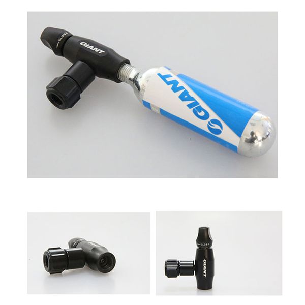 GIANT CONTROLLO BLAST 0 CO2 Testa gonfiore Mini pompa in bicicletta Prestar Schrader Valve Pompe utensili per biciclette