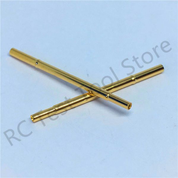 20/100pcs R100-4C Pin di prova P100-B Ricettale Brass Terpa del tubo Ago Sedile Crimpatura Crimpatura della Sonda Sonte 29,3 mm Dia 1,67 mm