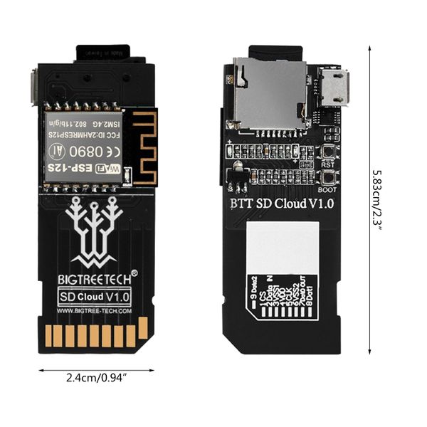 BigTREETH ESP-01s Modulo WiFi TF Cloud SD Cloud DCDC Modalità BTT Writer per SKR T84C