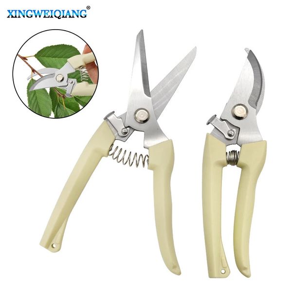 Pruner Shears Handwerkzeuge Bonsai für Garten rostfreie Stahl -Schnittschere für Blumen Zweige Gras 240409