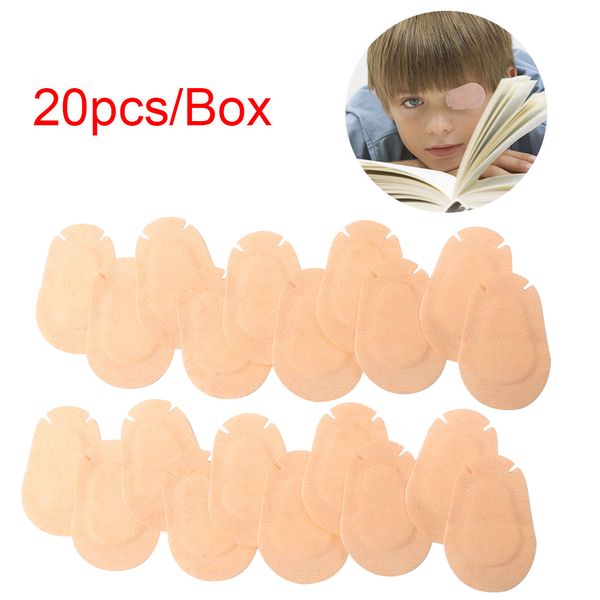 20pcs/Box Kinder Amblyopia Training Weich atmungsaktives Auge -Patch -Band -Hilfe Medizinische sterile Augenpadklebehaltbänder Erste -Hilfe -Kit Kit