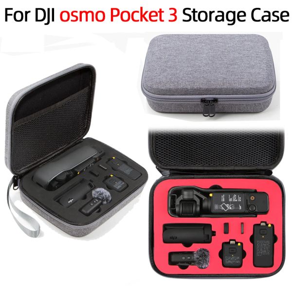 Acessórios Yoteen Caso portátil para DJI Osmo Pocket 3 Bolsa de ação de ação de ação para câmera Bolsa de armazenamento