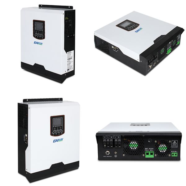 Easun Power 3KW 230VAC 24V Inverter Soalr 50Hz 60Hz 3000VA PWM 70A Pure Wave Charge Corrente Inversor