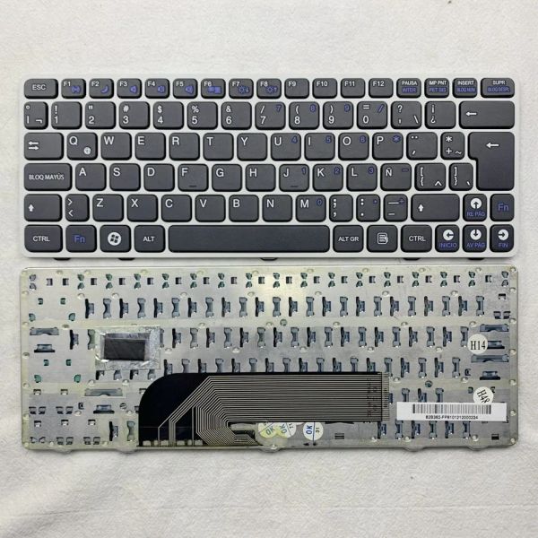 Teclados para laptop latino -teclado para o netbook Teclado EXO ES10 N230 N210 N201 G4 G5 G6 82B382FP8631 LA LAYOUT