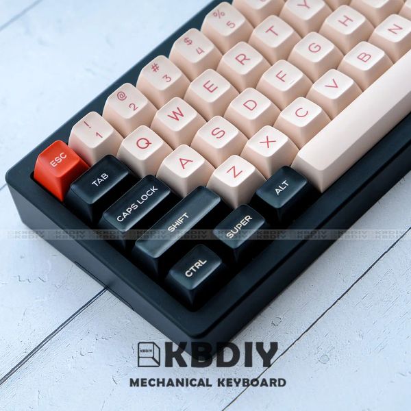 Accessori kbdiy 160 tasti/set gmkfans flamingo keycap tastiera meccanica keycaps keycaps personalizzata SA profilo a doppio tiro a doppio tiro ISO tappo per GMK67