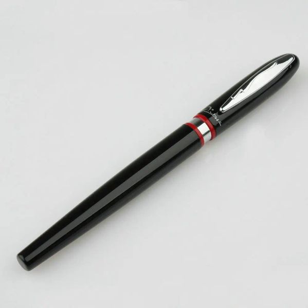 Picasso 907 Black e Silver Yellow/Ring Ring International Rollerball Pen Writing Anunciadores Presentes de professores