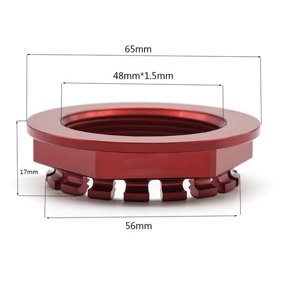 48 mm de 38 mm de porca do eixo da roda traseira CNC CNC para Ducati Monster Diavel 848 1098 1198 1199 1299 Panigale Multistrada 1100 1200