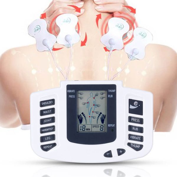 Strumento di fisioterapia a impulso di agopuntura Meridiano digitale Massager EMS Muscolo elettrico Muscolo Foote