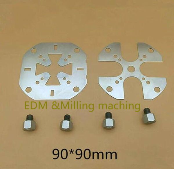 1 SET 3R CNC EDM Tel Makinesi 50x50mm 50x90mm 90x90mm Vise Elektrot Fikstür İşleme Aracı ER Tutucu Konumlandırma Parçası