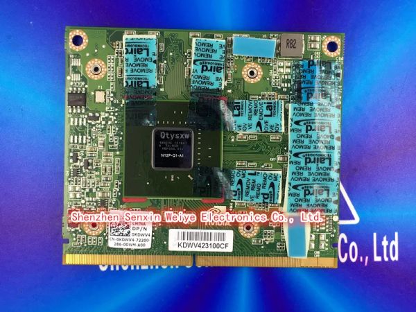 Scheda madre 1pcs 100% Nuovo Quadro 1000M Q1000M N12PQ1A1 Scheda grafica da 2 GB per laptop Dell M4600 M4700 HP 8540W 8560W 8570W 8770W